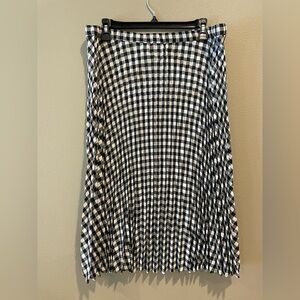 Rachel Zoe Plaid Pleated Skirt NWOT